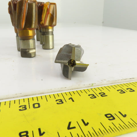 Metcut 100-2125 1-1/4" Radial Pin Drive Counterbore 4 Flute Coolant Thru Lot/8