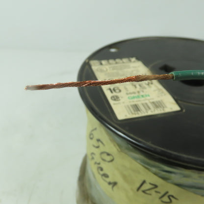 Essex 2401616502 Green Stranded MTW 16 AWG Copper Wire 500'