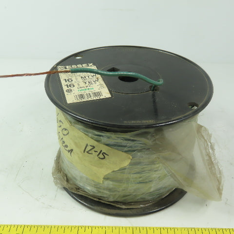Essex 2401616502 Green Stranded MTW 16 AWG Copper Wire 500'