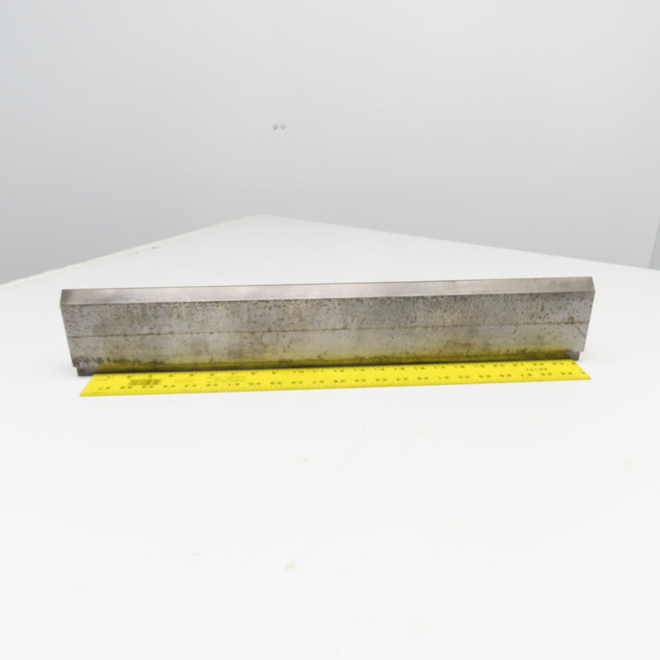 90° V Forming Press Brake Punch 1-1/8" x 3-3/16" T 1/2" Tang 25-1/8" OAL