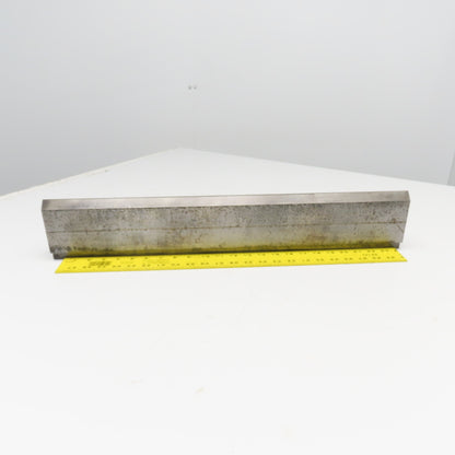 90° V Forming Press Brake Punch 1-1/8" x 3-3/16" T 1/2" Tang 25-1/8" OAL