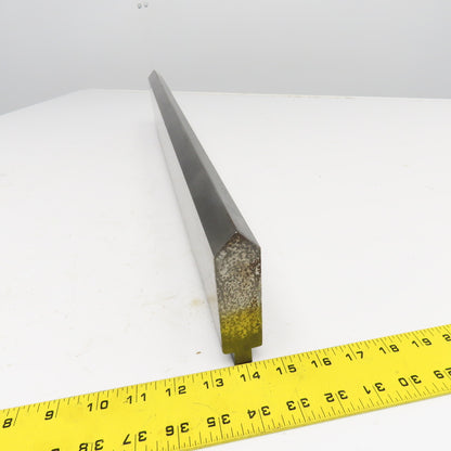 90° V Forming Press Brake Punch 1-1/8" x 3-3/16" T 1/2" Tang 25-1/8" OAL