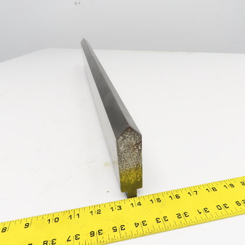 90° V Forming Press Brake Punch 1-1/8" x 3-3/16" T 1/2" Tang 25-1/8" OAL