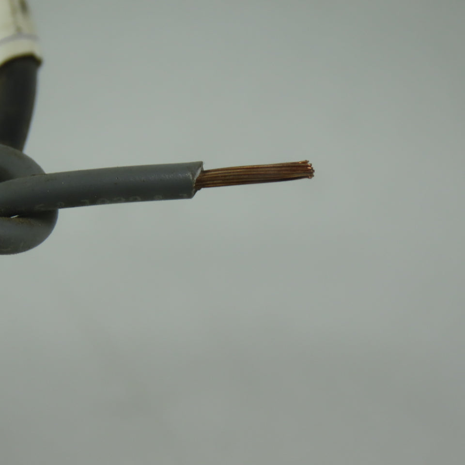 Gray Stranded TEW 16 AWG Copper Wire 500'