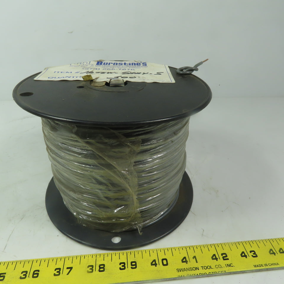 Gray Stranded TEW 16 AWG Copper Wire 500' – Bullseye Industrial Sales