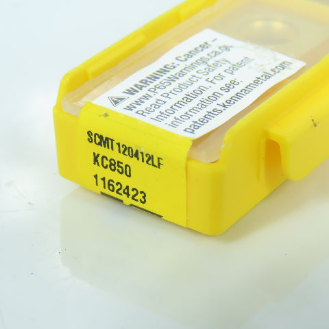 Kennametal SCMT120412LF Indexable Carbide Insert SCMT433LF KC850 Grade Lot of 6