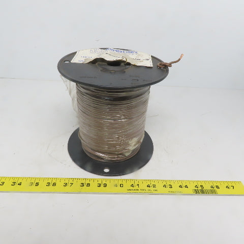 Brown Stranded TEW 16 AWG Copper Wire 500'