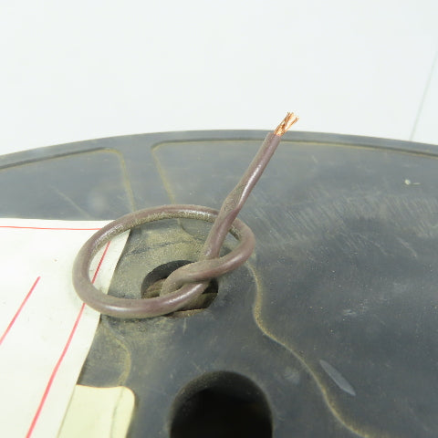 Brown Stranded TEW 16 AWG Copper Wire 1000'