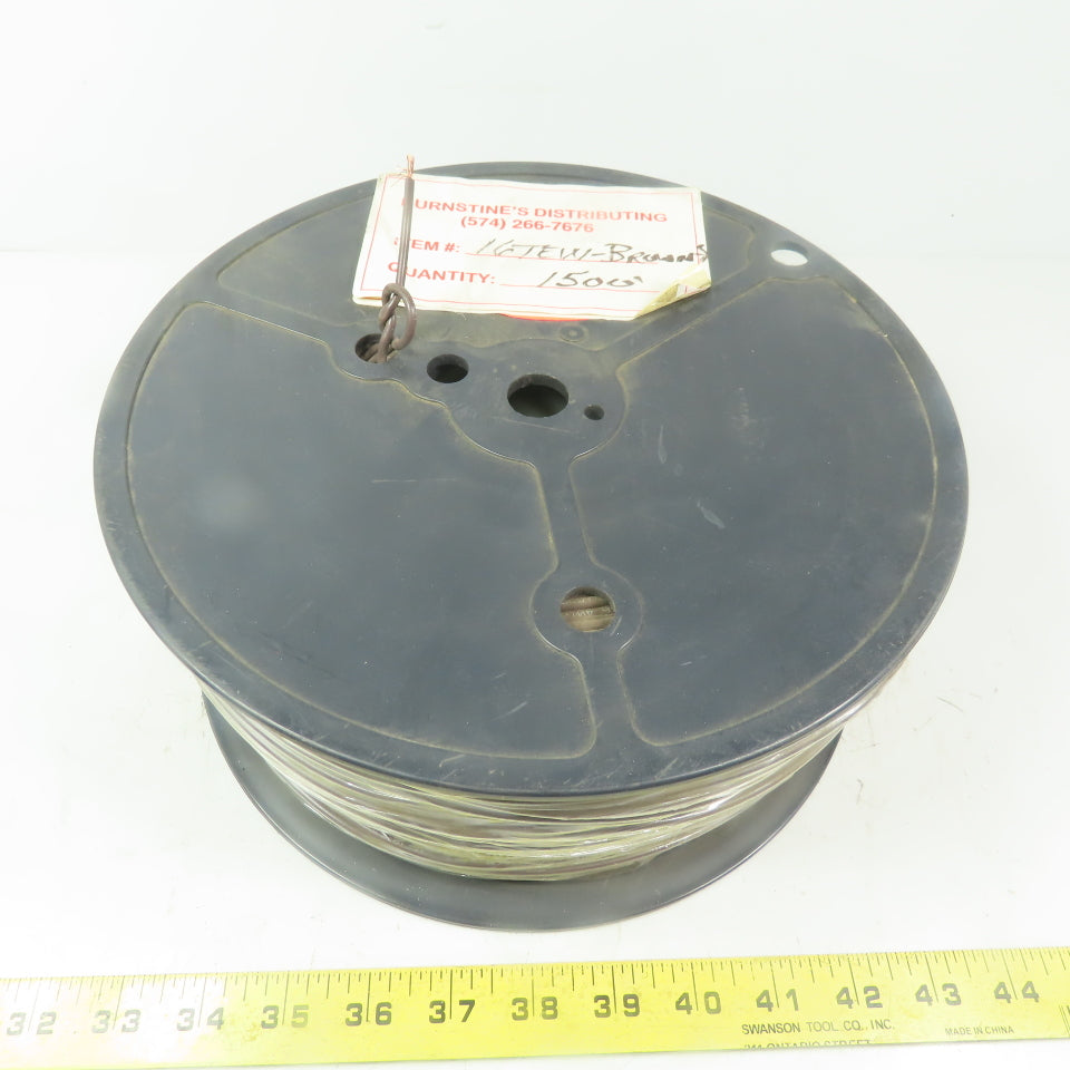 Brown Stranded TEW 16 AWG Copper Wire 1500' – Bullseye Industrial Sales