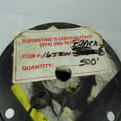 Black Stranded TEW 16 AWG Copper Wire 500'
