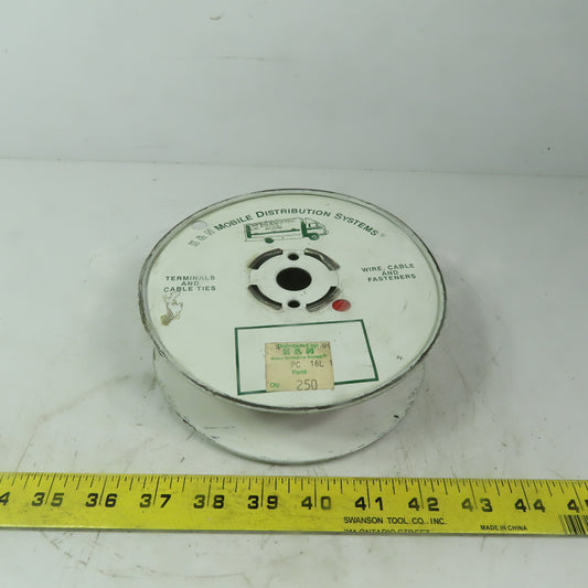Red Stranded 16 AWG Copper Wire 250'