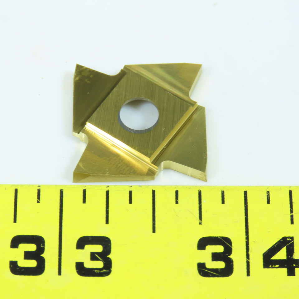 Somma DAV-CIN-6RTIN 3/32 Micro 0 Offset Carbide Insert TiN Coated Lot of 10