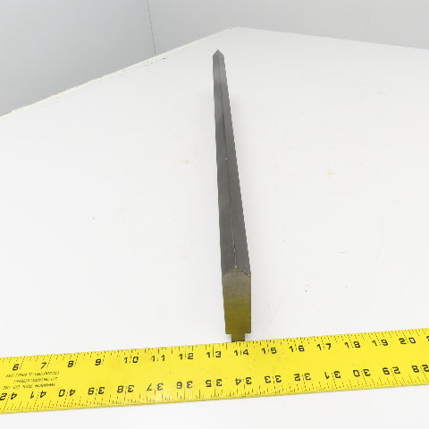 95° V Forming Punch 1" Wide x 3-1/4" 1/2" Tang 22-3/4" Long