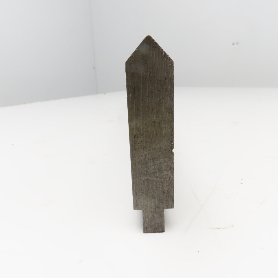 95° V Forming Punch 1" Wide x 3-1/4" 1/2" Tang 22-3/4" Long