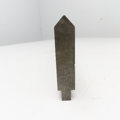 95° V Forming Punch 1" Wide x 3-1/4" 1/2" Tang 22-3/4" Long