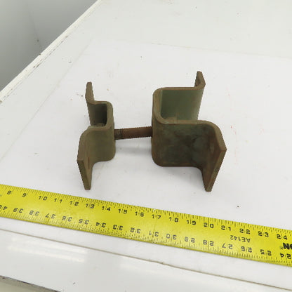 Heavy Duty 7-1/2" I-Beam Hanger 8" Drop Height Adjustable