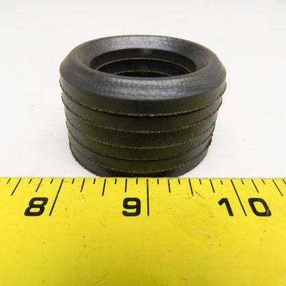 1-3/8" ID x 2-1/8" V Vee Packing 1/4" Thick Lot Of 6