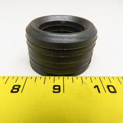 1-3/8" ID x 2-1/8" V Vee Packing 1/4" Thick Lot Of 6