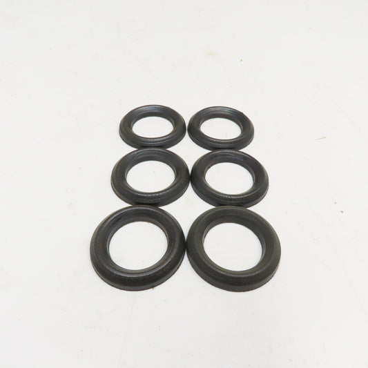 1-3/8" ID x 2-1/8" V Vee Packing 1/4" Thick Lot Of 6