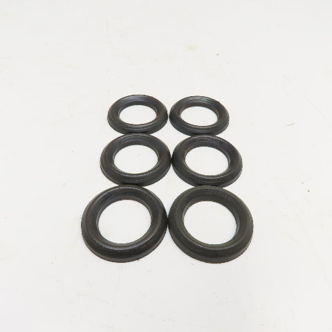 1-3/8" ID x 2-1/8" V Vee Packing 1/4" Thick Lot Of 6