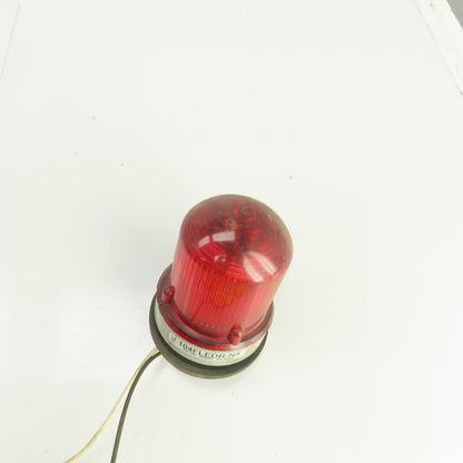 Edwards Signaling 104FLEDR-N5 Flashing Red LED Signal Beacon Light 120VAC