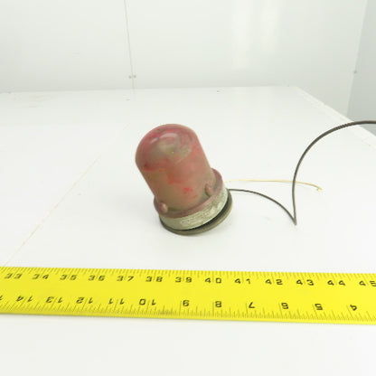 Edwards Signaling 104FLEDR-N5 Flashing Red LED Signal Beacon Light 120VAC