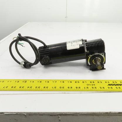 Minarik 507-02-182 20:1 Ratio Right Hand Gear Motor 90VDC 1/8HP 90RPM Out