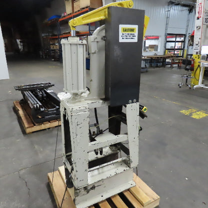 Logan Pneumatic Arbor Press 5" Stroke 9" Throat 10" Under Ram