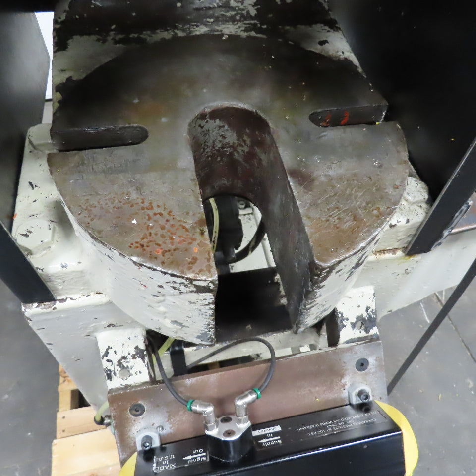 Logan Pneumatic Arbor Press 5" Stroke 9" Throat 10" Under Ram