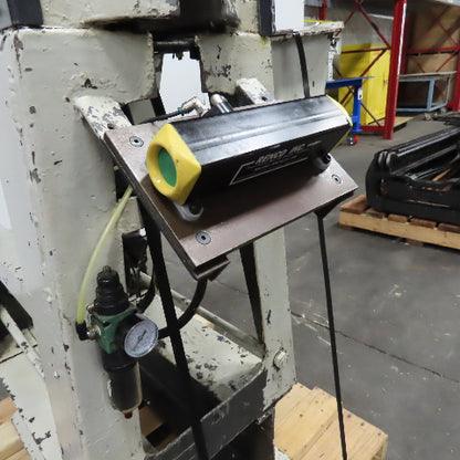 Logan Pneumatic Arbor Press 5" Stroke 9" Throat 10" Under Ram