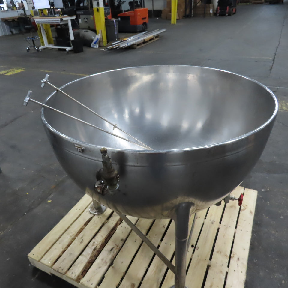 Groen GT80SP 80 Gallon Stainless Steel Direct Steam Jacket Kettle No Lid
