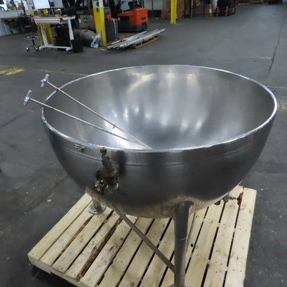 Groen GT80SP 80 Gallon Stainless Steel Direct Steam Jacket Kettle No Lid