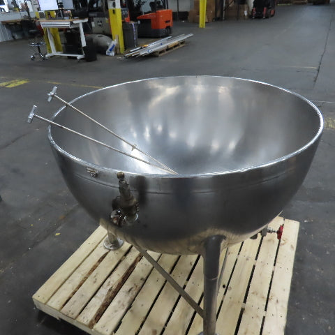 Groen GT80SP 80 Gallon Stainless Steel Direct Steam Jacket Kettle No Lid