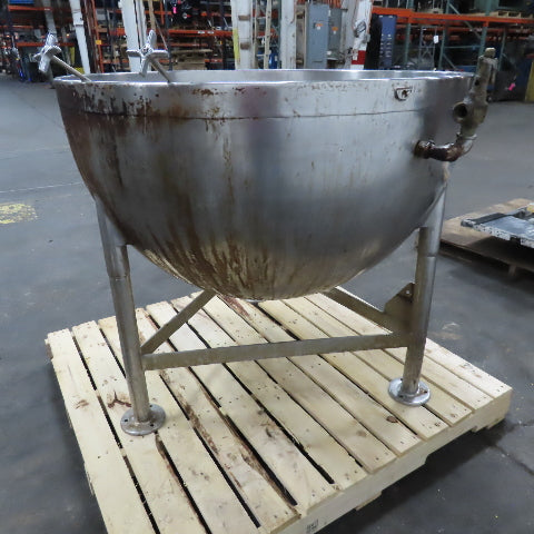 Groen GT80SP 80 Gallon Stainless Steel Direct Steam Jacket Kettle No Lid