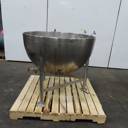 Groen GT80SP 80 Gallon Stainless Steel Direct Steam Jacket Kettle No Lid