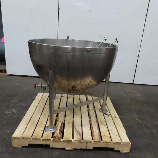 Groen GT80SP 80 Gallon Stainless Steel Direct Steam Jacket Kettle No Lid