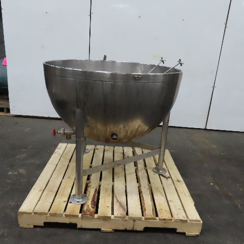 Groen GT80SP 80 Gallon Stainless Steel Direct Steam Jacket Kettle No Lid