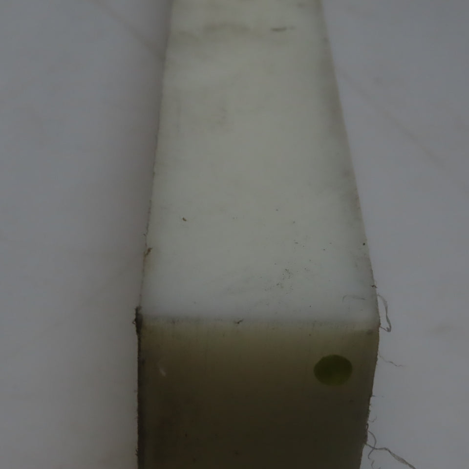 NATURAL UHMW BAR Machinable Plastic Flat Bar Stock 1-1/2"x2-1/4"x72"