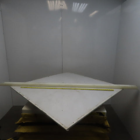 NATURAL UHMW BAR Machinable Plastic Flat Bar Stock 1-1/2"x2-1/4"x72"