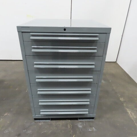 Lyon 7 Drawer Industrial Small Parts Tool Storage Shop Cabinet 30"x28"x44"