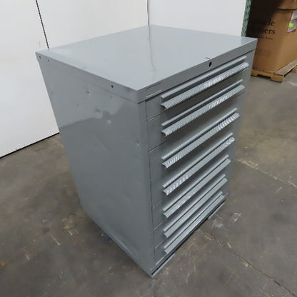 Lyon 7 Drawer Industrial Small Parts Tool Storage Shop Cabinet 30"x28"x44"