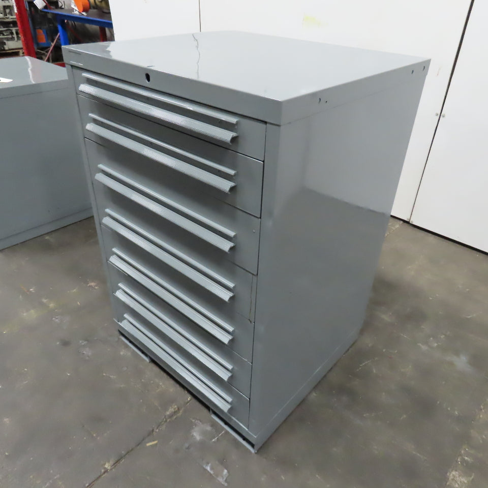 Lyon 7 Drawer Industrial Small Parts Tool Storage Shop Cabinet 30"x28"x44"