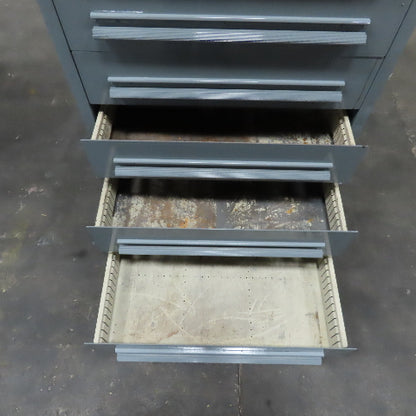 Lyon 7 Drawer Industrial Small Parts Tool Storage Shop Cabinet 30"x28"x44"