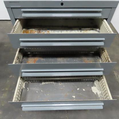 Lyon 7 Drawer Industrial Small Parts Tool Storage Shop Cabinet 30"x28"x44"