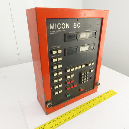 Slicer Controls Micon 80 Operator Control Display Panel