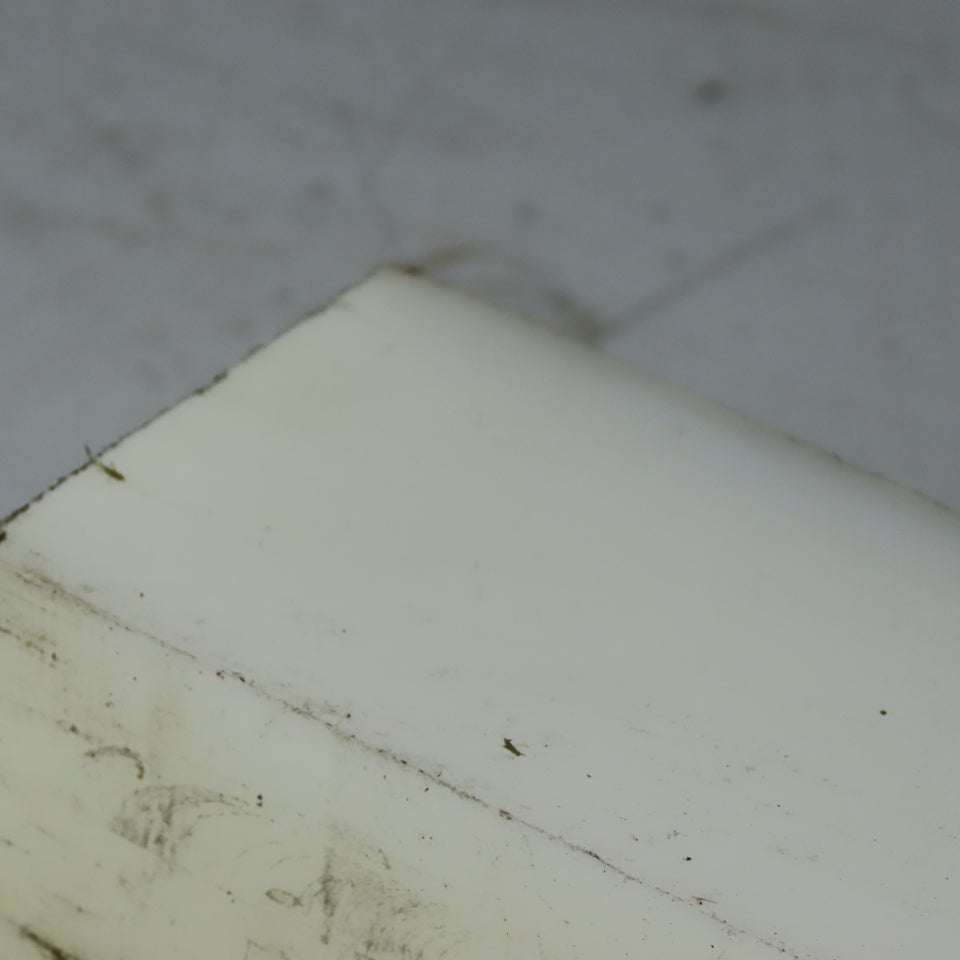 NATURAL UHMW BAR Machinable Plastic Flat Bar Stock 2-1/4" x 3-1/4" x 22"