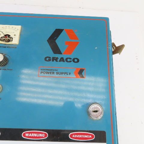 Graco 226982 Electrostatic Power Supply Control Box 115V 217-233 Needs New Gauge