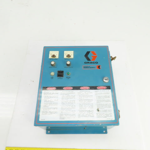 Graco 226982 Electrostatic Power Supply Control Box 115V 217-233 Needs New Gauge