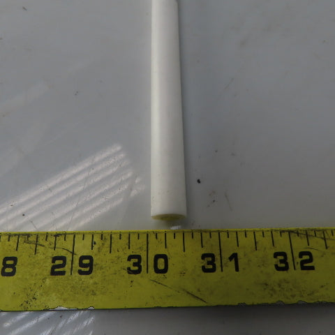 PTFE White Plastic Rod 1/2" Diameter x 60*