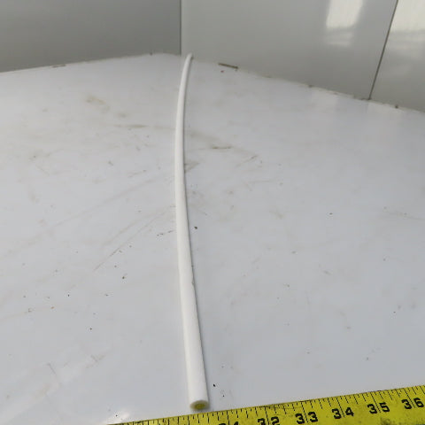 PTFE White Plastic Rod 1/2" Diameter x 60*